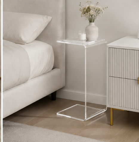 Table d’Appoint Transparente